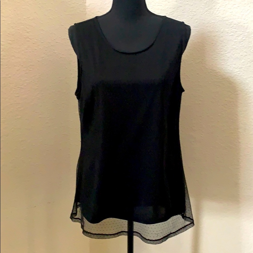 BANANA REPUBLIC Lace overlay blouse